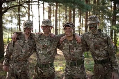 Surrey ACF cadets get ready for Fieldcraft Exercises