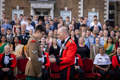 Brigadier presents award to cadet