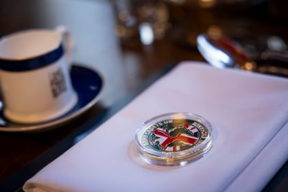 Coin from International Exchange Dinner