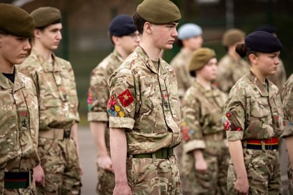 Cadets on Master Cadet Course Final Parade