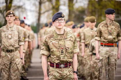 Cadets on Master Cadet Course Final Parade