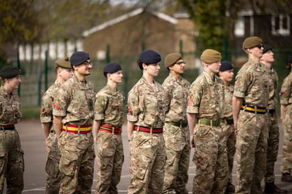 Cadets at Master Cadet Course Final Parade