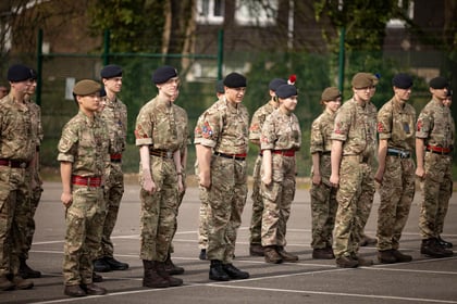 Cadets at Master Cadet Course Final Parade