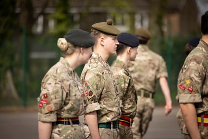 Cadets on Master Cadet Course Final Parade