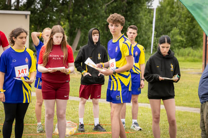Cadets dressed in sports clothing at Rivalry Cup