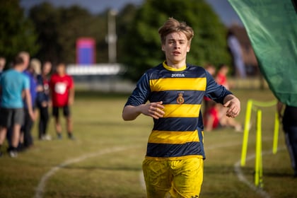 Cadet running at Rivalry Cup 2026