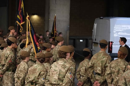 Preparing for parade