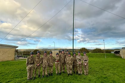 Group of cadets at the CIS training