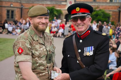Promotion to 2Lt for Tom Cleverley