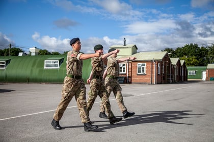Cadets doing field craft