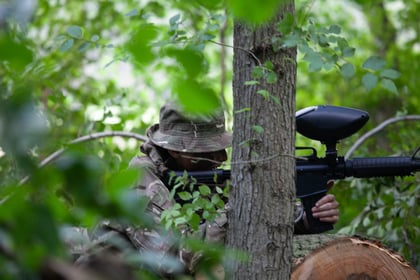 Cadets doing field craft