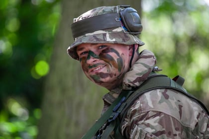 Cadets doing field craft