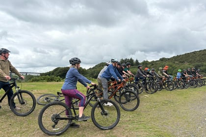 Cadets mountain biking
