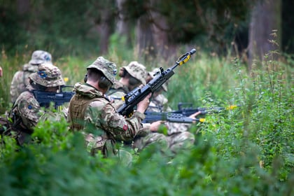 Cadets on Fieldcraft