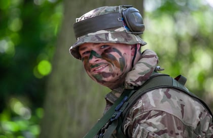 Cadets doing field craft