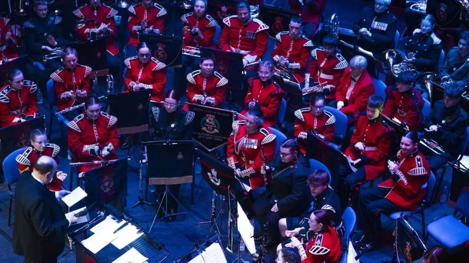 Overhead view of the Rorke's Drift Concert