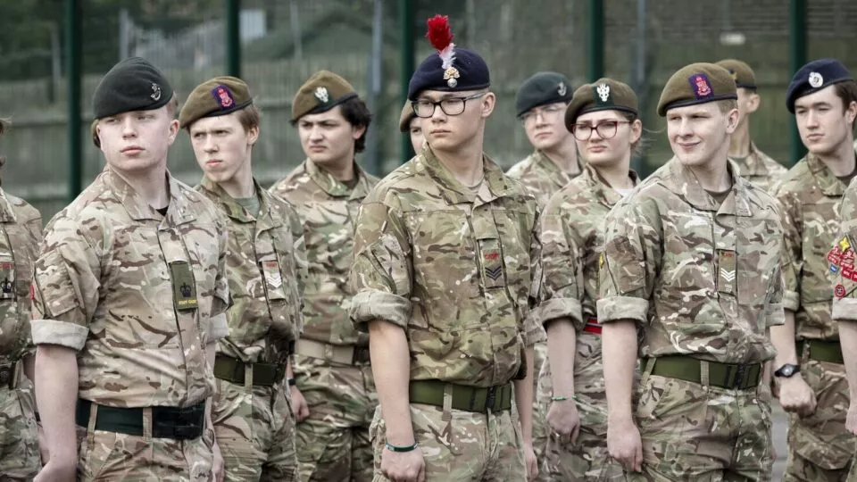 Cadets on parade
