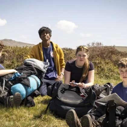 Cadets packing for expedition