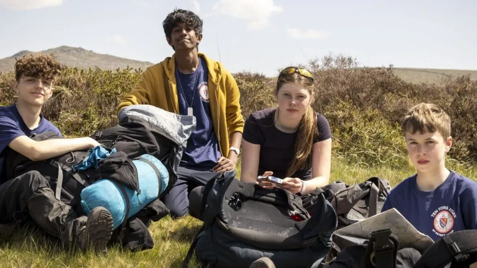 Cadets packing for expedition
