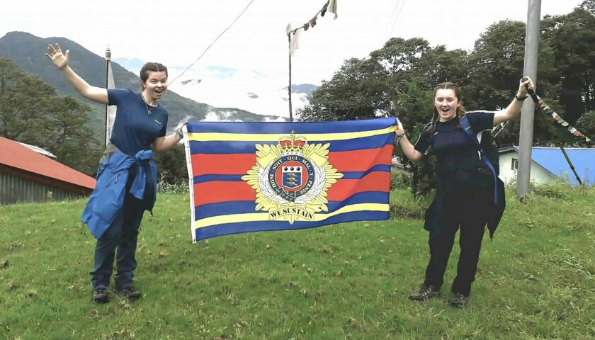 Cadets Proudly Fly The RLC Flag... | Army Cadets UK