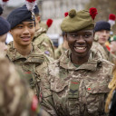 Cadets smiling