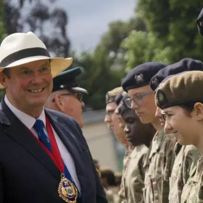 Mr Jonathan Pears, Master of the Worshipful Company of Framework Knitters