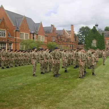 350+ Cadets on parade