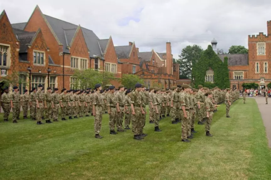 350+ Cadets on parade
