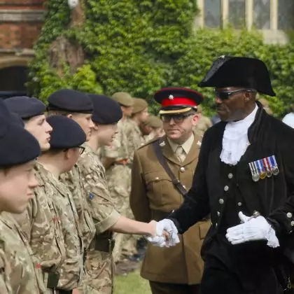 Mr Mel Thomas QPM, High Sheriff of Leicester